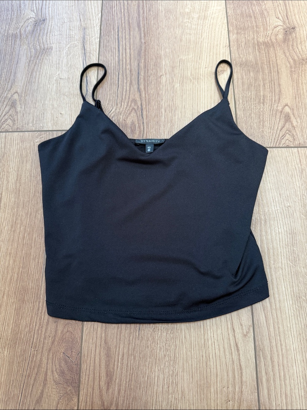 Dynamite Black Spaghetti Strap Cami